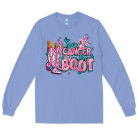 Colony Blue give the cancer boot Long Sleeve Tee - AdoDesignShop