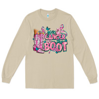 Mushroom give the cancer boot Long Sleeve Tee - AdoDesignShop