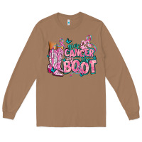 Toasted Coconut give the cancer boot Long Sleeve Tee - AdoDesignShop