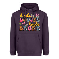 Plum kinda boujee kinda broke Heavyweight Hoodie - JahusDesignShop