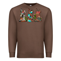 Chestnut leopard cowhide turquoise cactus bunny's Premium Sweatshirt - JahusDesignShop