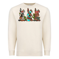 Sandshell leopard cowhide turquoise cactus bunny's Premium Sweatshirt - JahusDesignShop