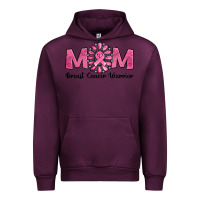Mauve Wine Breast Cancer warrior mom Urban Hoodie - NancyCooperArtShop