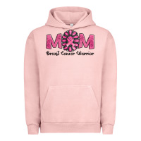 Breast Cancer Warrior Mom Urban Hoodie | Teevron