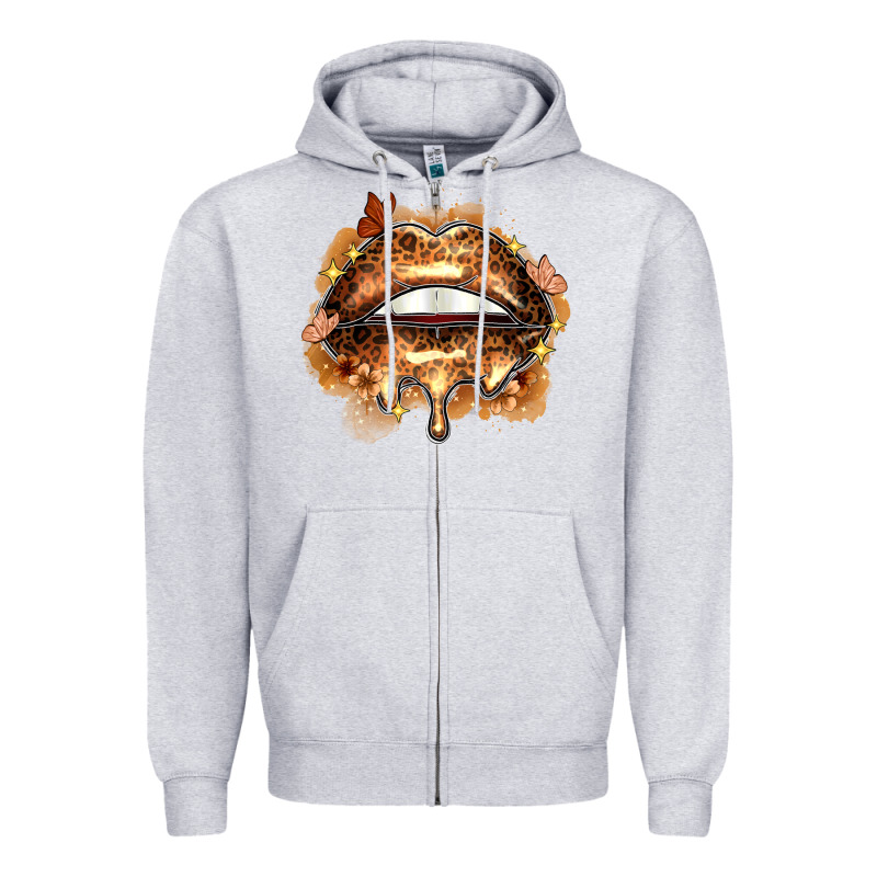 Melanin Lips Zipper Hoodie by Zillion Design Studio | Teevron