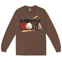 Chestnut ballpark mama baseball Long Sleeve Tee - Zillion Design Studio