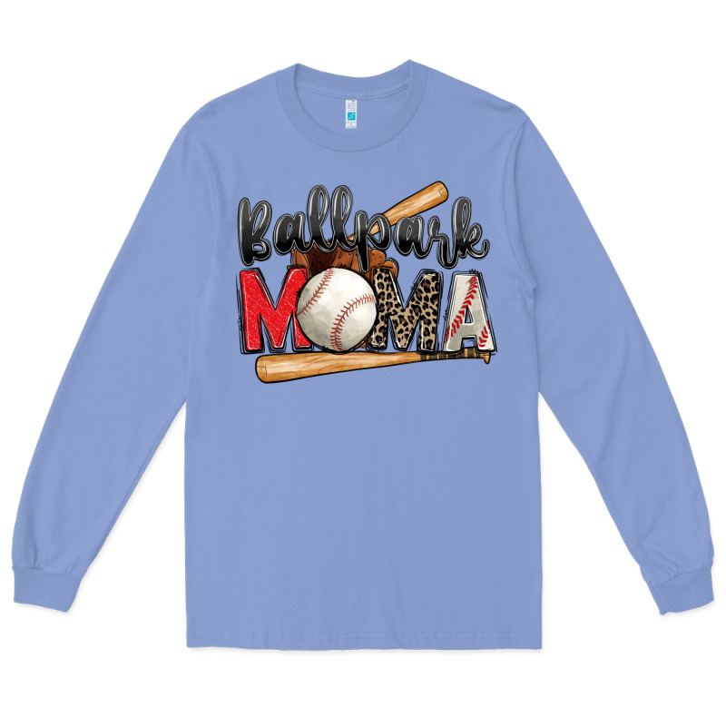 Ballpark Mama Baseball Long Sleeve Tee by Zillion Design Studio | Teevron