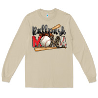 Mushroom ballpark mama baseball Long Sleeve Tee - Zillion Design Studio