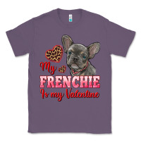 Lavender my frenchie is my valentine Classic Tee - RanaPortraitStore