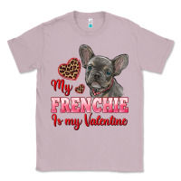 Lilac my frenchie is my valentine Classic Tee - RanaPortraitStore
