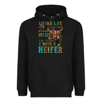 Black living life somewhere between jesus take the wheel Heavyweight Hoodie - JahusDesignShop