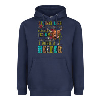 Navy living life somewhere between jesus take the wheel Heavyweight Hoodie - JahusDesignShop