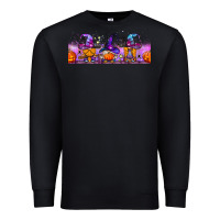 Black halloween witch gnomes libbey cup Premium Sweatshirt - BundleAndBundleShop