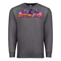 Charcoal Heather halloween witch gnomes libbey cup Premium Sweatshirt - BundleAndBundleShop