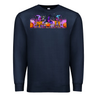 Navy halloween witch gnomes libbey cup Premium Sweatshirt - BundleAndBundleShop