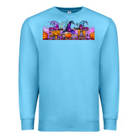 Ocean Blue halloween witch gnomes libbey cup Premium Sweatshirt - BundleAndBundleShop