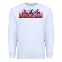 White halloween witch gnomes libbey cup Premium Sweatshirt - BundleAndBundleShop