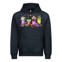 Navy mardi gras coffee cups Urban Hoodie - MaliasSmallBusiness