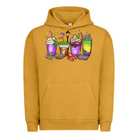 Pigment Peanut Butter mardi gras coffee cups Urban Hoodie - MaliasSmallBusiness