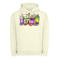 Pigment Pistachio mardi gras coffee cups Urban Hoodie - MaliasSmallBusiness