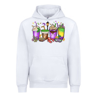 White mardi gras coffee cups Urban Hoodie - MaliasSmallBusiness
