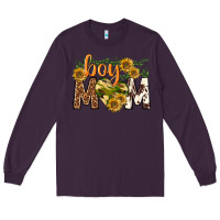 Plum boy mom Long Sleeve Tee - texasbilliewilder