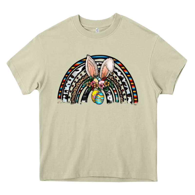 Easter Rainbow Heavy Core Tee by CowhideDigitalArt | Teevron