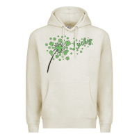 Oatmeal Heather four leaf clover Premium Hoodie - MaliasSmallBusiness