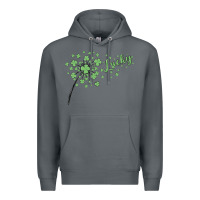 Rock four leaf clover Premium Hoodie - MaliasSmallBusiness