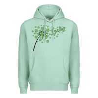 Seafoam four leaf clover Premium Hoodie - MaliasSmallBusiness