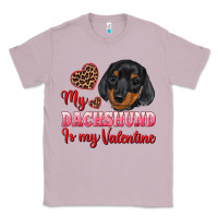 Lilac my dachshund is my valentine Classic Tee - RanaPortraitStore