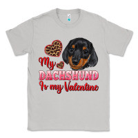 Moon Dust my dachshund is my valentine Classic Tee - RanaPortraitStore