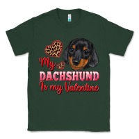 My Dachshund Is My Valentine Classic Tee | Teevron