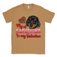 Toasted Coconut my dachshund is my valentine Classic Tee - RanaPortraitStore
