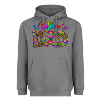 Storm rainbow colors autism dad Heavyweight Hoodie - AdoDesignShop