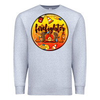 Heather Grey firefighter coasters Premium Sweatshirt - AdoDesignShop