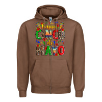 Chestnut happy cinco de mayo Zipper Hoodie - Zillion Design Studio