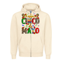 Sandshell happy cinco de mayo Zipper Hoodie - Zillion Design Studio