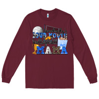 Burgundy somebody's loud mouth volleyball mama Long Sleeve Tee - Zillion Design Studio