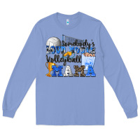 Colony Blue somebody's loud mouth volleyball mama Long Sleeve Tee - Zillion Design Studio