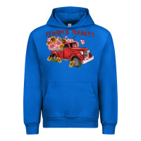 Cobalt flower market Urban Hoodie - MaliasSmallBusiness