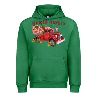 Emerald flower market Urban Hoodie - MaliasSmallBusiness