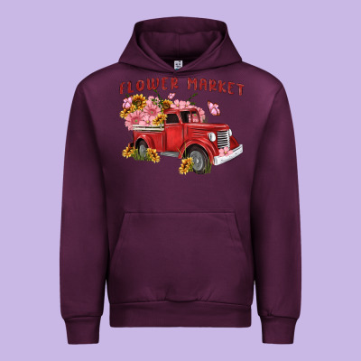 Flower Market Urban Hoodie Designed By Maliassmallbusiness