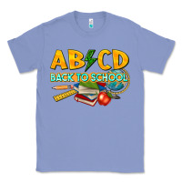Colony Blue abcd back to school Classic Tee - texasbilliewilder