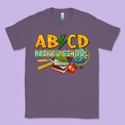 Abcd Back To School Classic Tee Designed By Texasbilliewilder