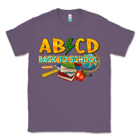 Lavender abcd back to school Classic Tee - texasbilliewilder