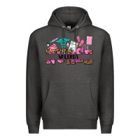Charcoal Heather nurse custom name Premium Hoodie - AdoDesignShop