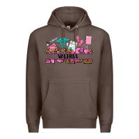 Coffee nurse custom name Premium Hoodie - AdoDesignShop