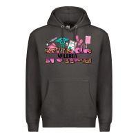 Smoke nurse custom name Premium Hoodie - AdoDesignShop