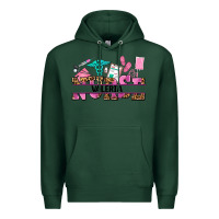 Sports Green nurse custom name Premium Hoodie - AdoDesignShop